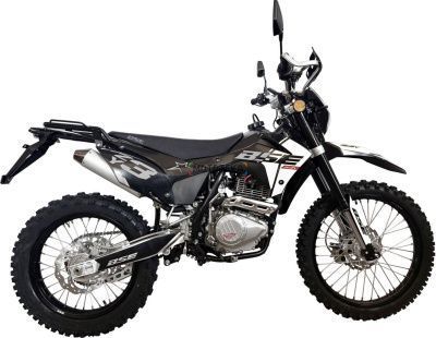 Мотоцикл кроссовый / эндуро BSE (БСЕ) Z3 Y Black/White Stinger с ПТС