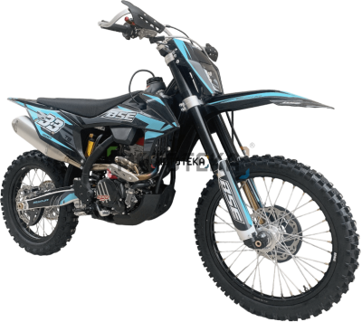 Мотоцикл кроссовый / эндуро BSE (БСЕ) T8 Neon Blue (015)