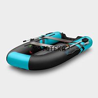 Лодка ПВХ GLADIATOR (Гладиатор) E 300 SL чёрный/бирюзовый (Спб)