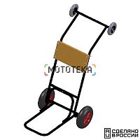 Тележка Техномарин для ПЛМ с дополнительными колесами