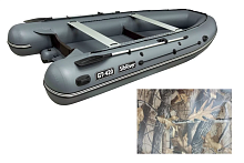 Лодка ПВХ SibRiver (Сибривер) GT-450 Jet камуфляж (лес)