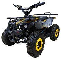 Электроквадроцикл детский Motax (Мотакс) Grizlik Mini E1000 BW жёлтый камуфляж (машинокомплект)