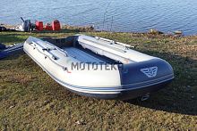 Лодка ПВХ ФЛАГМАН 360 U НДНД серый/синий