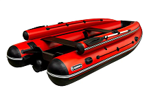 Лодка ПВХ SibRiver (Сибривер) Селенга - 360 НД (ФАЛЬШБОРТ) красный/чёрный