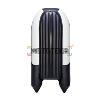 Лодка ПВХ Ривьера Компакт 3200 НДНД светло-серый/графит