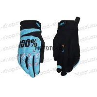 Перчатки мото 100% №8 green/ black/yellow (L) мотокросс