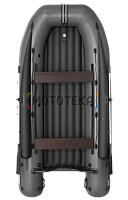 Лодка ПВХ Fregat (Фрегат) 390 Air F (НДНД) с фальшбортом серый