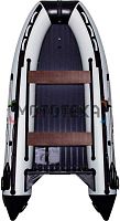 Лодка ПВХ SMarine (Смарин) AIR MAX - 380 (серый/чёрный)
