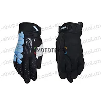 Перчатки мото 100% №13 black/white/blue (XXL) мотокросс