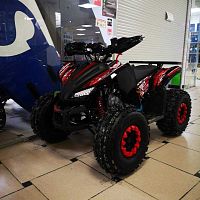 Квадроцикл детский Мотомир ATV Sporty красный/чёрный (машинокомплект)