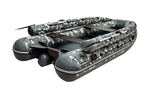 Лодка ПВХ SibRiver (Сибривер) Селенга - 390 НД (ФАЛЬШБОРТ) (КМФ серый)