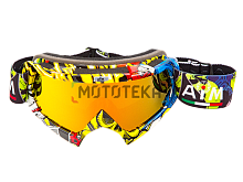 Мотоочки кроссовые AiM (Аим) (PRO) 157-800 Multicolor Glossy