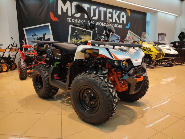 Квадрицикл KAYO (Кайо) AU180 (белый пластик 2024 г.) с ПСМ | Мототека Квадрицикл KAYO (Кайо) AU180 (белый пластик 2024 г.) с ПСМ | Мототека