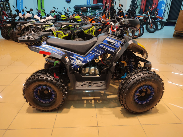 Квадроцикл детский YACOTA (Якота) SPORTY XX серый/синий (машинокомплект) | Мототека