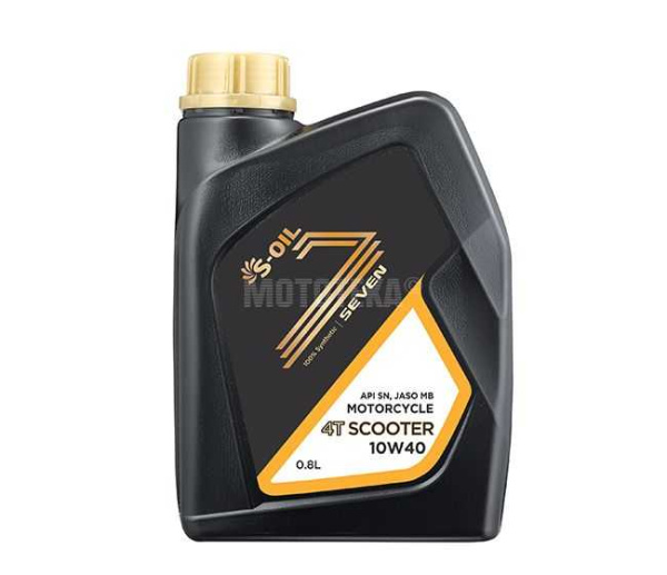 Масло моторное S - OIL SEVEN (С - Оил Севен) 4T SCOOTER 10W40 (0.8л), синтетика (1/12)
