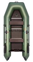 Лодка ПВХ Аква 3200 СК зелёный/чёрный