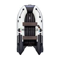 Лодка ПВХ Ривьера Компакт 2900 НДНД светло-серый/графит
